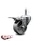 Service Caster Semi Steel Swivel Grip Ring Caster3'' Wheel&7/16'' Stem w/Total Lock BRK SCC-GRTTL20S314-SSS-716138 - alternate 4